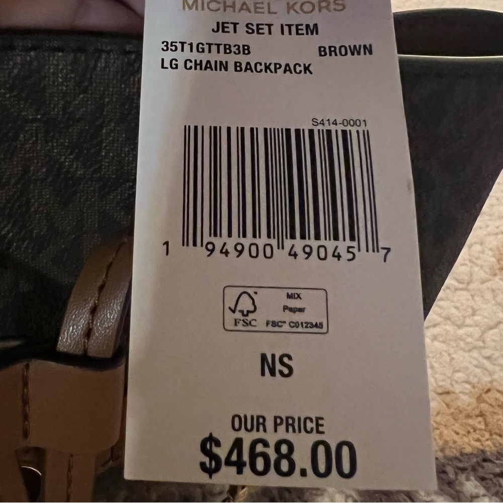 Michael Kors Jet Set Backpack - Picture 2 of 4